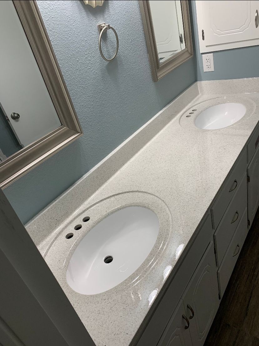 Vanity Countertop Refinishing